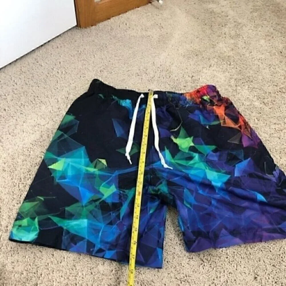Men’s colorful swim trunks